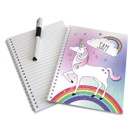 Personalised Unicorn A5 Notebook Extra Image 1